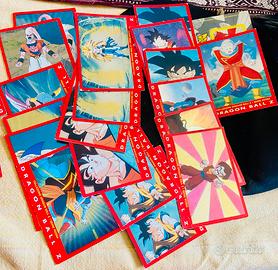 Carte Dragon Ball Z Serie Rossa 22 carte vintage