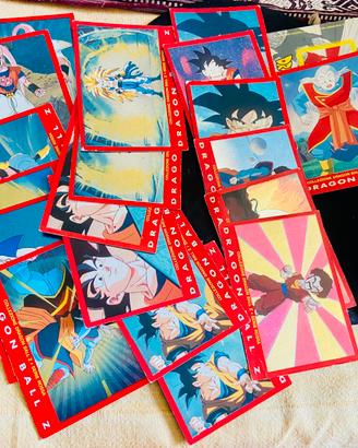 Carte Dragon Ball Z Serie Rossa 22 carte vintage