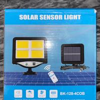 faretto led con pannello solare (nuovo)