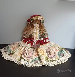 bambola porcellana capodimonte 