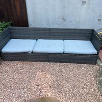 Divanetto 3 posti da esterno