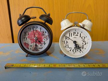 Coppia di Sveglie Vintage & Shabby Chic 