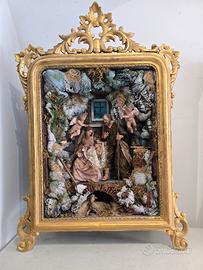 Presepe artigianale napoletano d'epoca