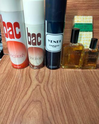 profumo deodorante vintage rarissimo bac 160ml..