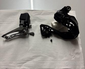 Deragliatore posteriore ed anteriore 105 di2 12V