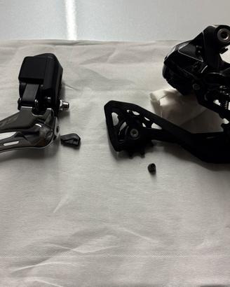 Deragliatore posteriore ed anteriore 105 di2 12V