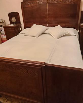 letto in noce primi anni del 900