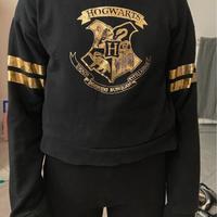 Maglia Hogwarts Harry Potter nera e oro 8-9 anni