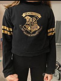 Maglia Hogwarts Harry Potter nera e oro 8-9 anni