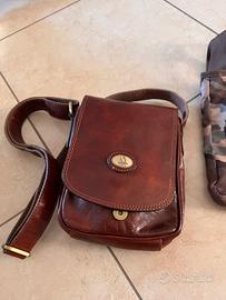 Tracolla in pelle uomo