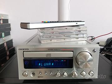 Impianto micro hi-fi stereo CD Onkyo funzionante