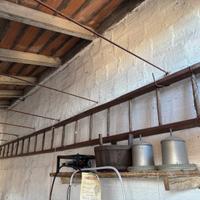 3 Scale a pioli antica in legno massello