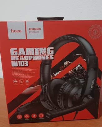 Cuffie da Gaming Hoco W103 con Microfono