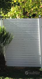 Pannello frangivento 100x100 in PVC con paletti