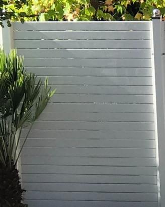 Pannello frangivento 100x100 in PVC con paletti