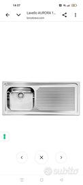 Lavello acciaio inox 116x50
