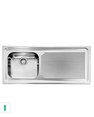Lavello acciaio inox 116x50