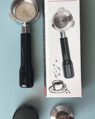 PORTAFILTRO + TAMPER + LIVELLATORE