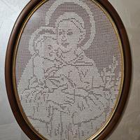 Quadro religioso Sant’Antonio realizzato a mano