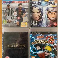 4 giochi PS3 originali con libretto