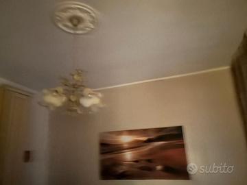 Lampadario ferro battuto con 5 luci