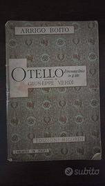 Libretto Otello Verdi Boito Edizioni Ricordi