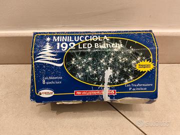 192 Luci LED Bianche