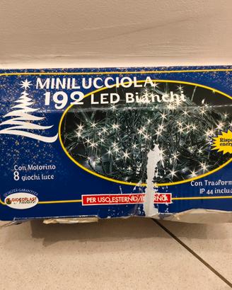 192 Luci LED Bianche