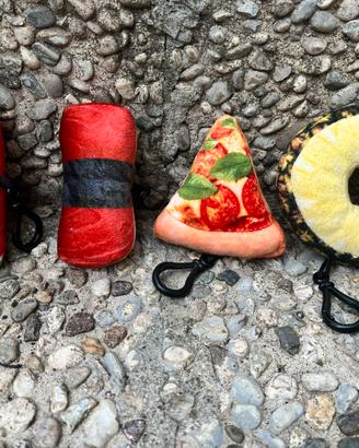 Set 4 Portachiavi Peluche