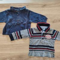 Polo a manica lunga: marca D&G e Fagottino