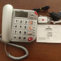 Brondi Telefono fisso con telecomando SOS