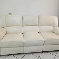 Divano 3 posti in pelle Chateau d'Ax 2 relax