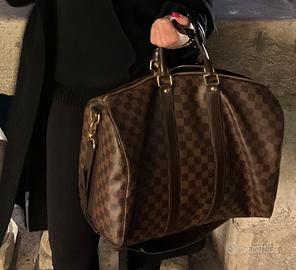Louis Vuitton Keepall Bandoulière Damier Ebène