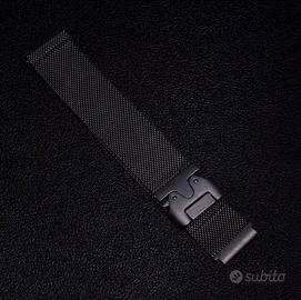 Cinturino per orologi nero 22mm NUOVO