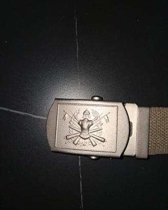 cintura con piastrina  militare