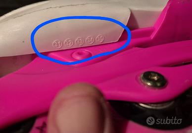 Pattini a rotelle regolabili 31-35