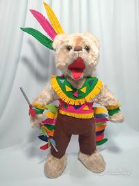 TEDDY BEAR INDIANO ORSETTO ANNI 50 ABITO LENCI