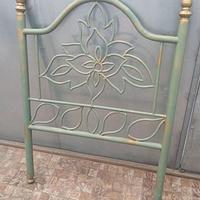 Letto artigianale in ferro battuto