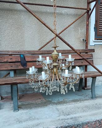 lampadario in cristallo 
