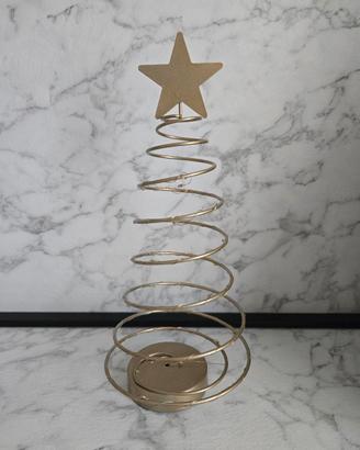 decorazione albero con luci natale