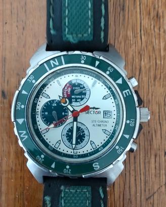 Orologio Sector, cronografo e altimetro 