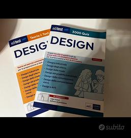 LIBRI TEST E TEORIA DESIGN CON MANUALE QUIZ