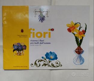 punto croce album fiori