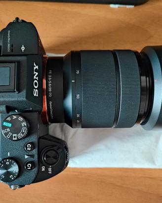 Fotocamera Sony A7ii full frame + obiettivo