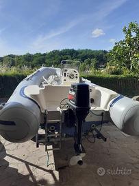 Gommone motore e carrello