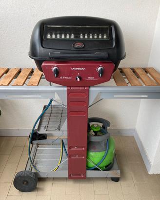 Barbecue griglia a gas campingaz