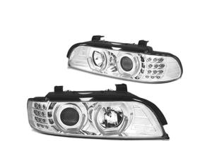 FARI BMW E39 95-03 ANGEL EYES 3D CROMATI FRECCE A 