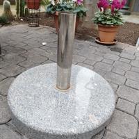 base per ombrellone in granito 