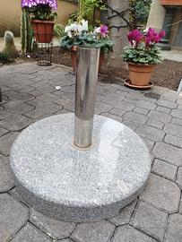 base per ombrellone in granito 