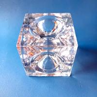 Cubo ottico in vetro Albano Poli Poliarte '60